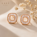 Aurora Square Studs