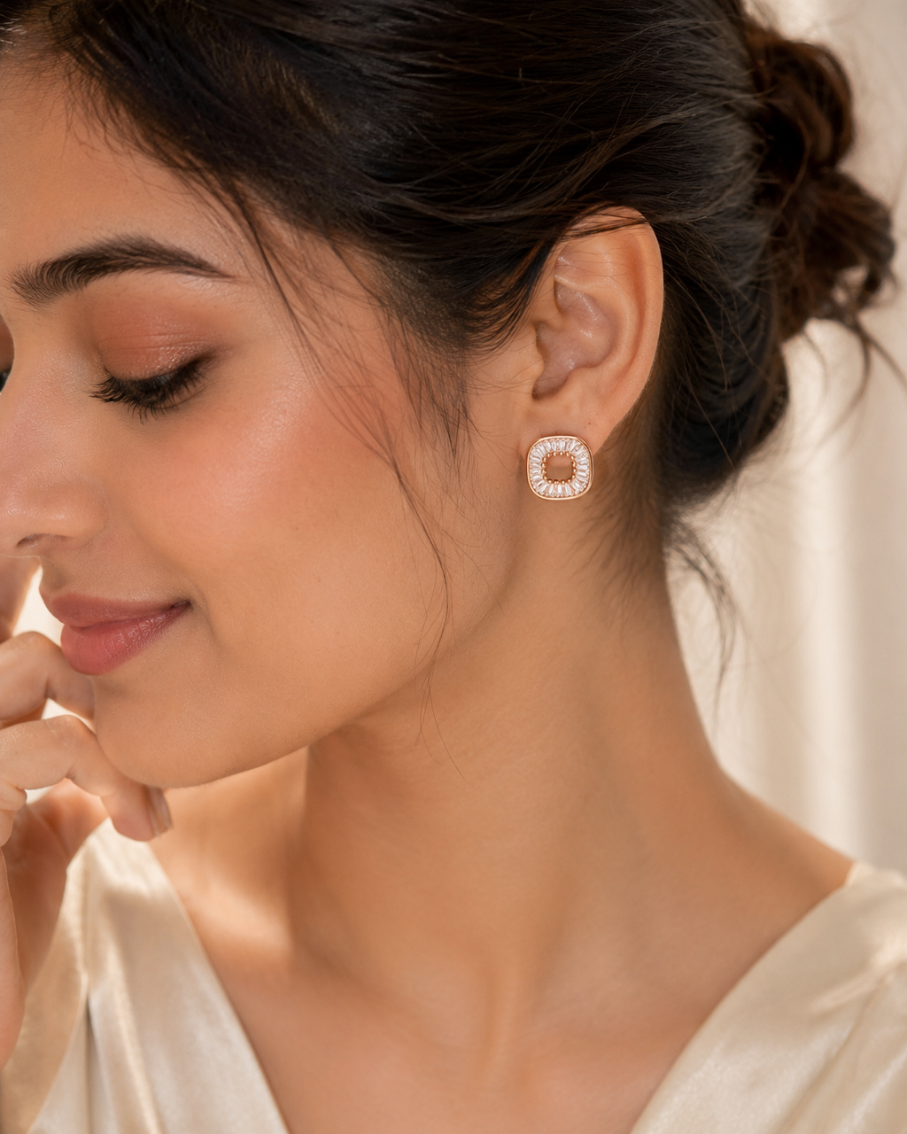 Aurora Square Studs