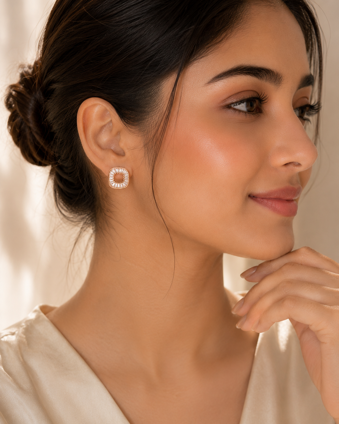 Aurora Square Studs