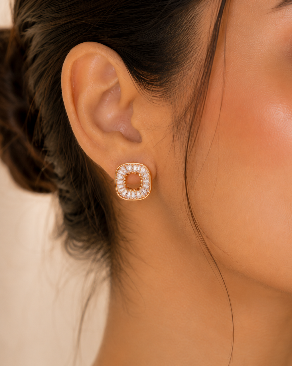 Aurora Square Studs