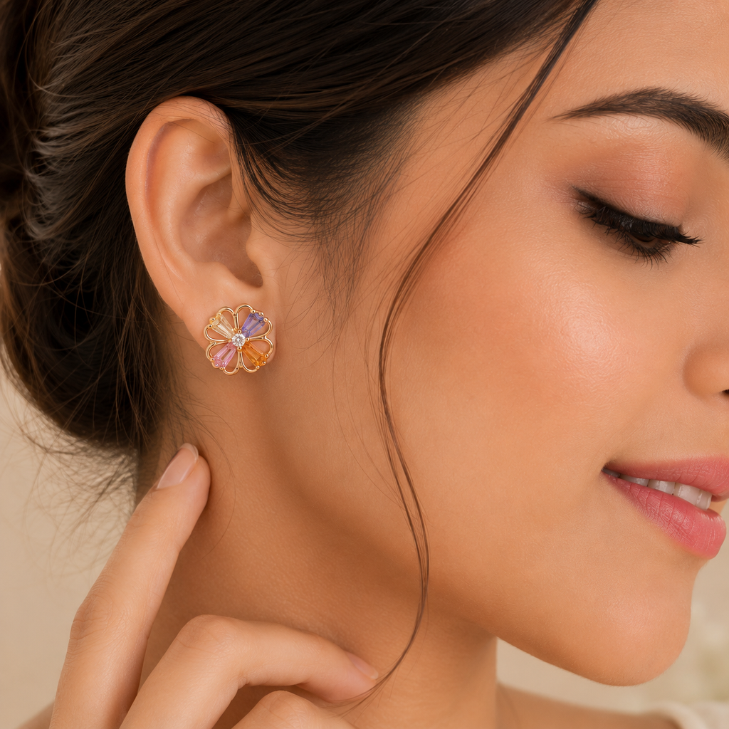 Pastel Petal Studs