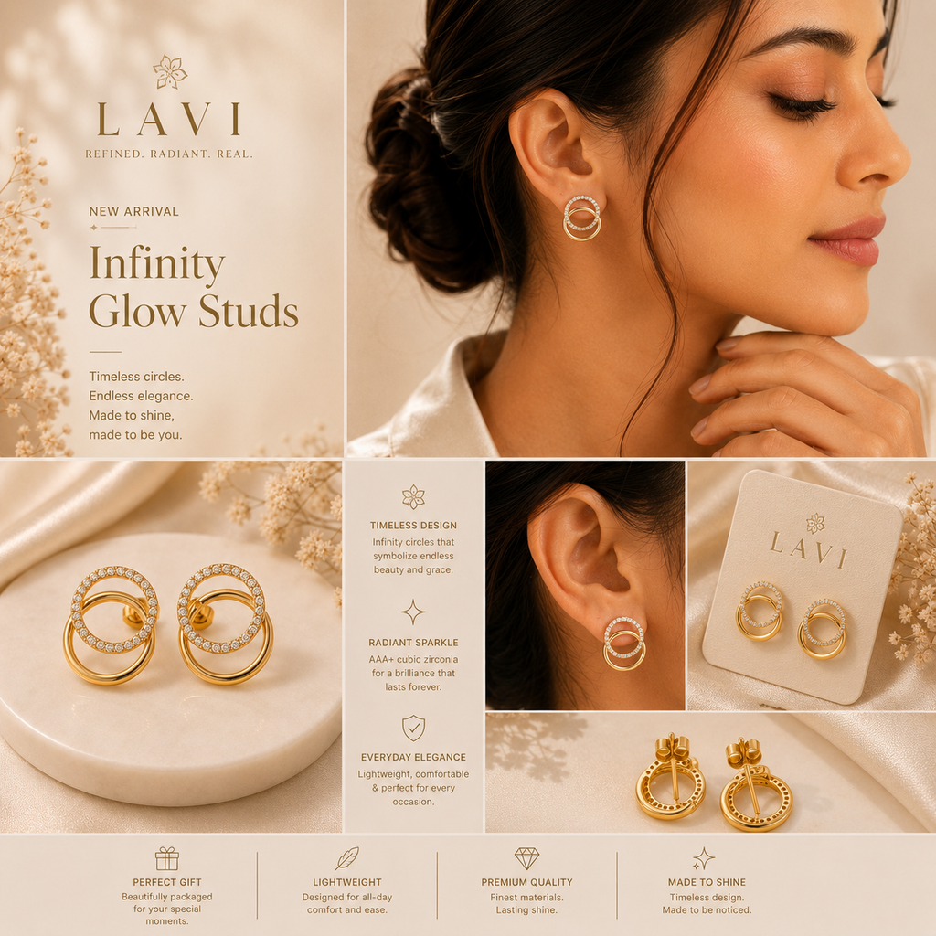 Infinity Glow Studs