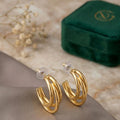 Triple Luxe Hoops