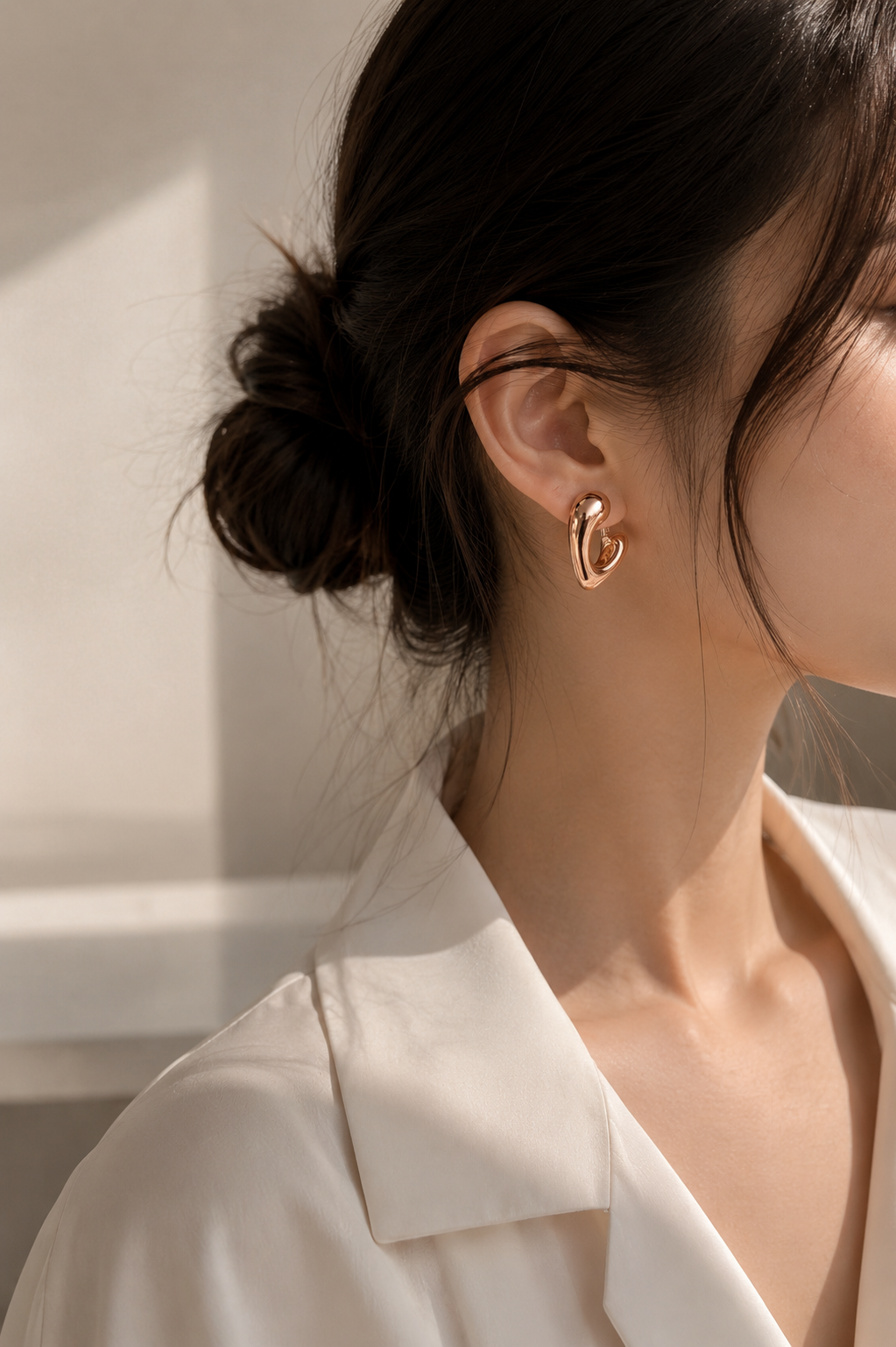 Heart Stud Earrings