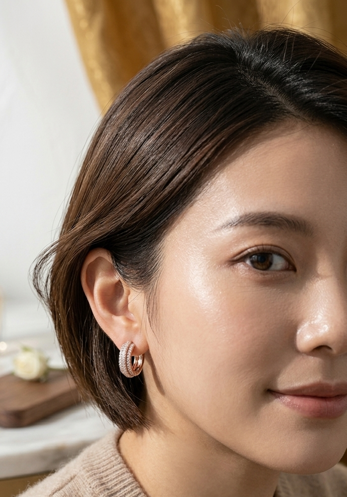 Twinkle hoop Earrings