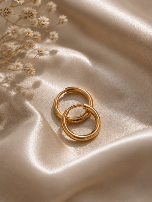 Classic Gold Hoop Earrings